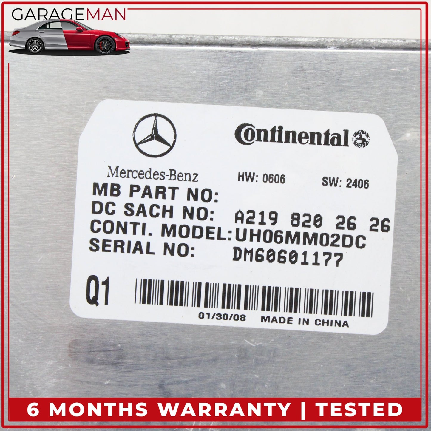 2006-2012 Mercedes W211 E350 Communication Control Module Unit 2198202626 OEM