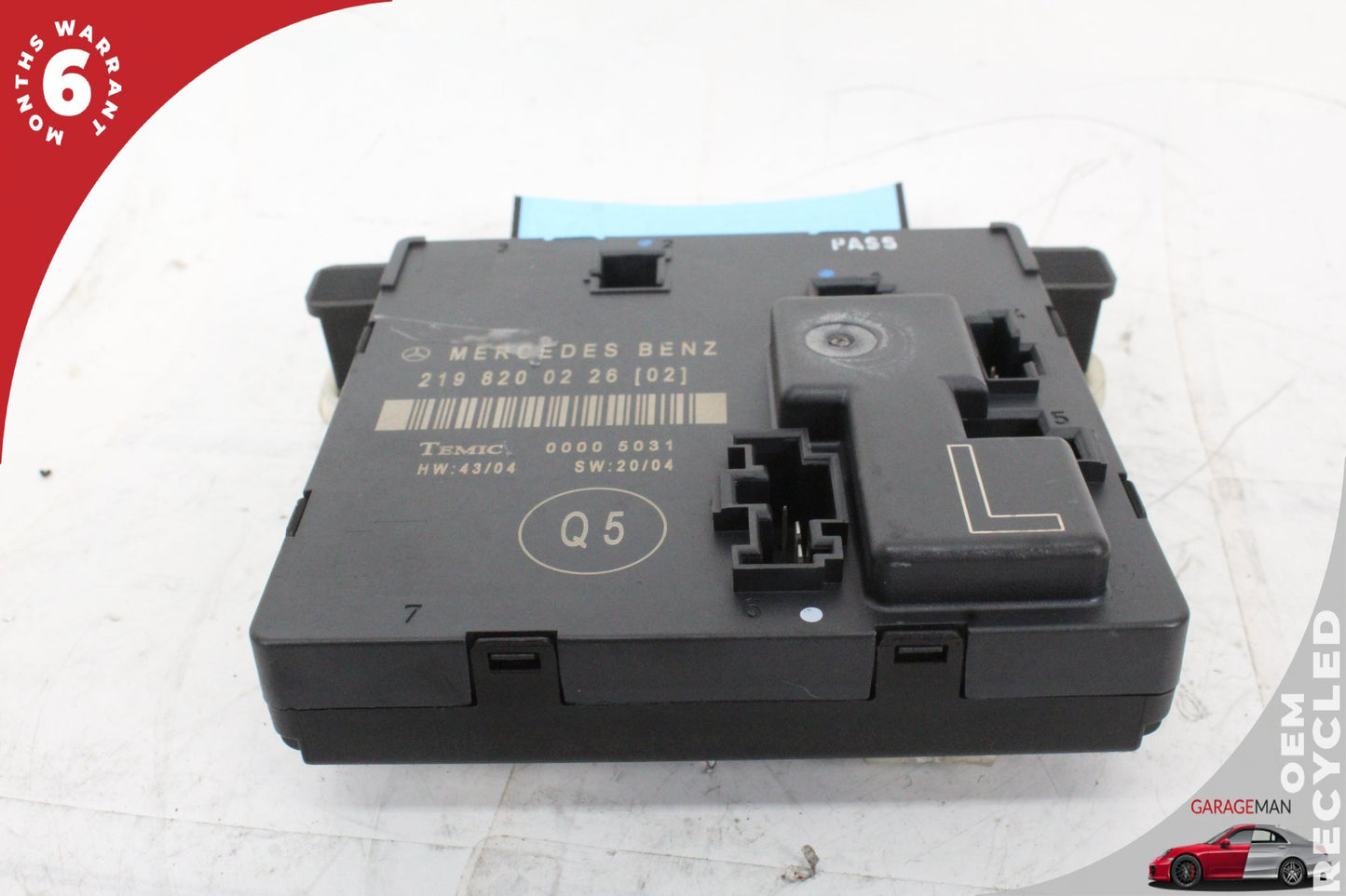 06-11 Mercedes CLS500 W219 Rear Left Door Control Module 2198200226 OEM