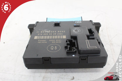 06-11 Mercedes CLS500 W219 Rear Left Door Control Module 2198200226 OEM