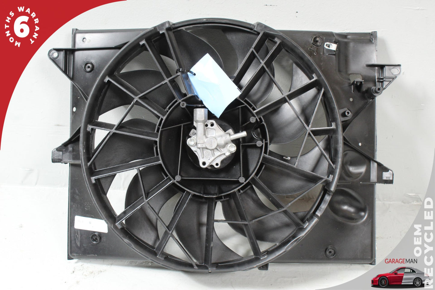 2002-2003 Ford Thunderbird Lincoln LS Radiator Cooling Fan Motor w/ Shroud OEM