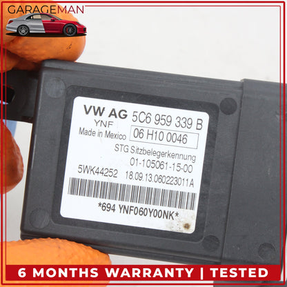 2012-2018 Audi A6 A7 Front Right Seat Occupant Detection Module 5C6959339B OEM
