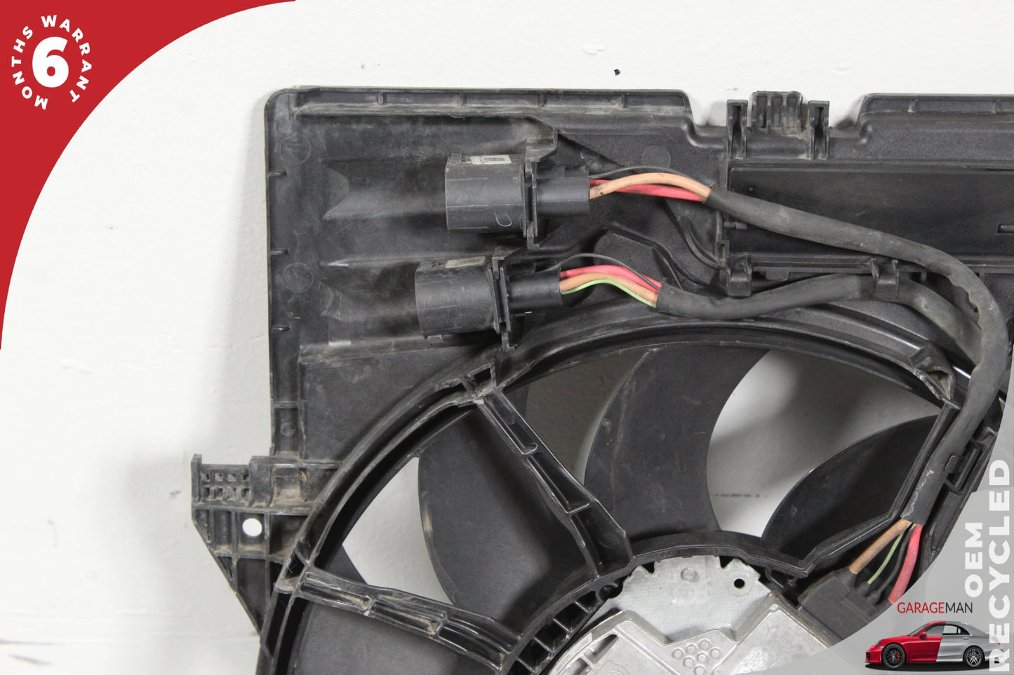 2012-2018 Audi A7 A6 Engine Radiator Cooling Fan Motor Assembly 4H0121003N OEM