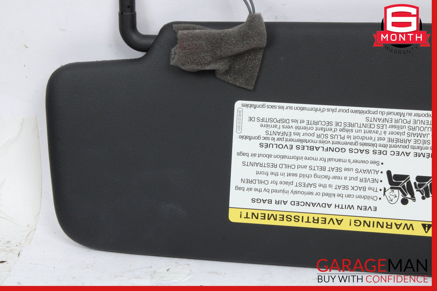 2015-2021 Porsche Macan 95B SUV Front Right Side Sun Visor 95B857552BA OEM