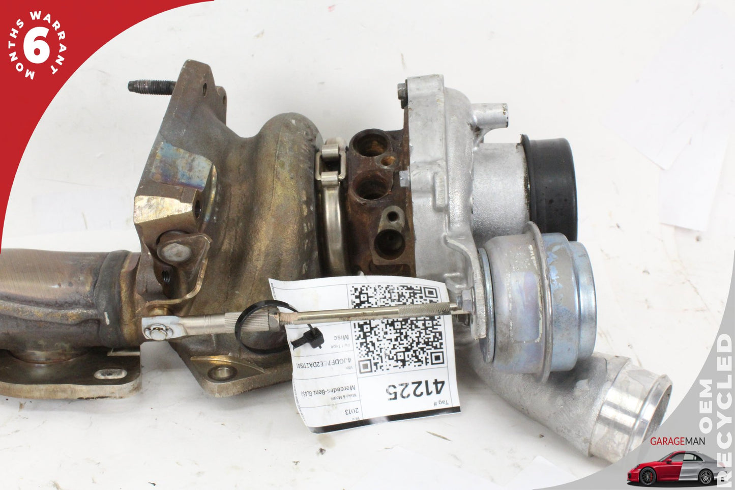 2011-2020 Mercedes X166 GL450 M278 Left Turbocharger Turbo Charger Manifold OEM