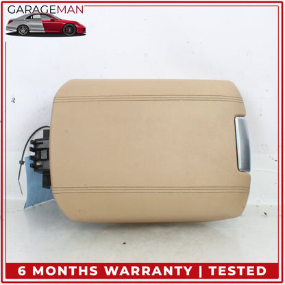 2011-2018 Porsche Cayenne 958 Front Center Console Armrest Lid Cover Beige OEM