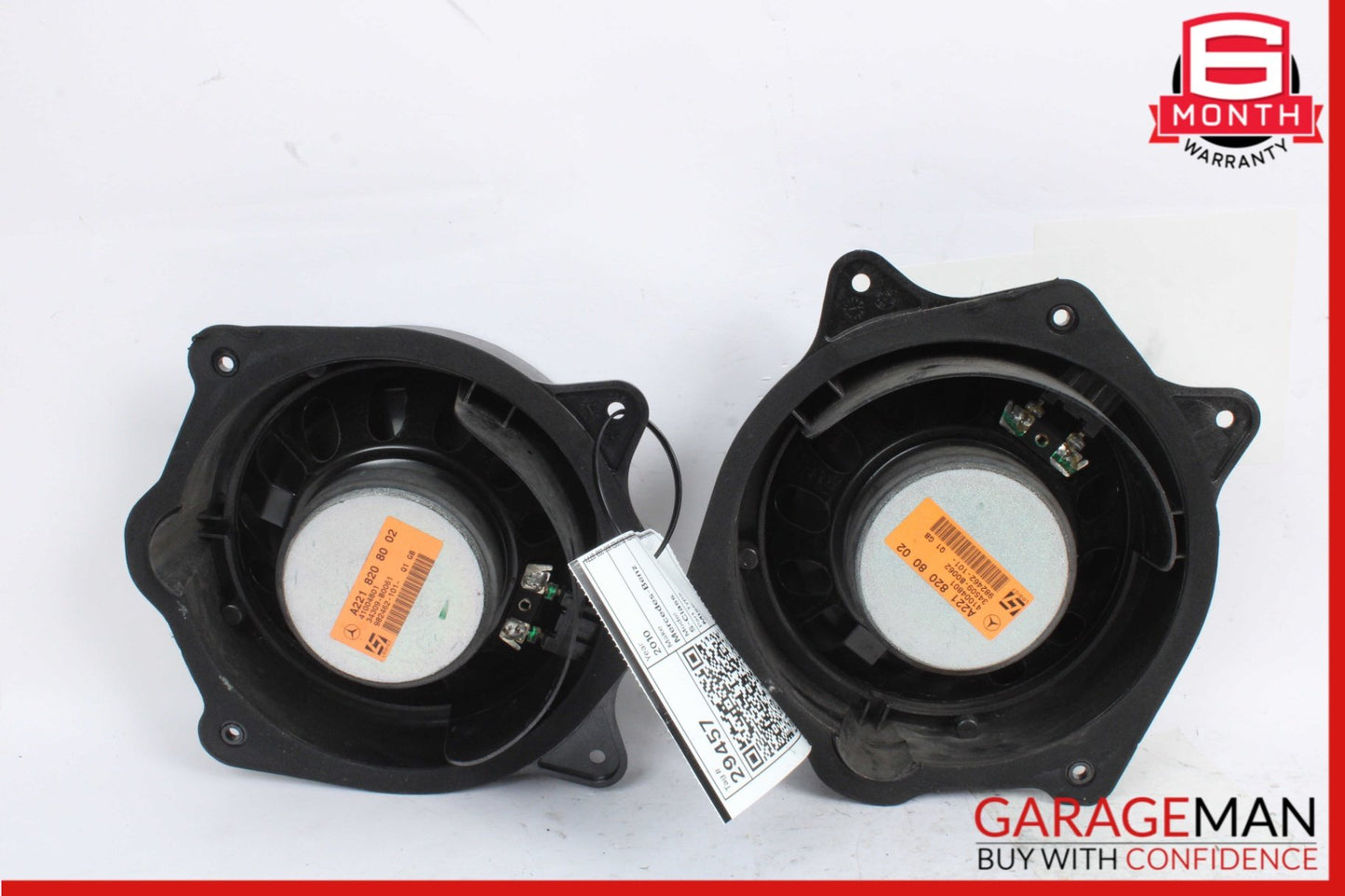 2010-2013 Mercedes-Benz S550 W221 Rear Left and Right Side Door Speaker Set OEM