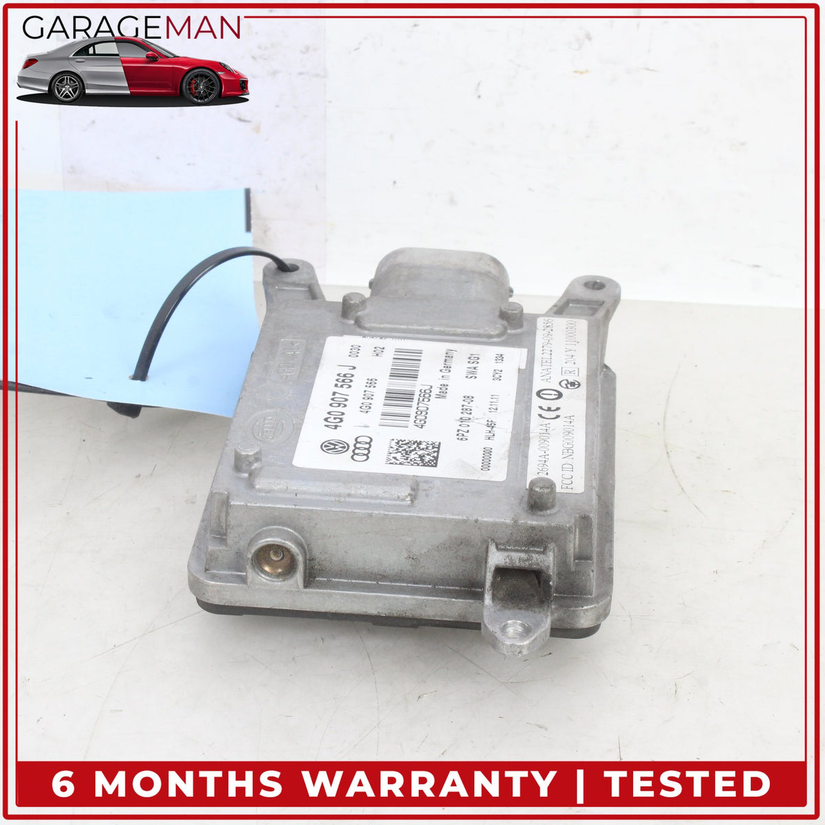 2012-2018 Audi A7 Rear Left Lane Assist Blind Spot Radar Sensor 4G0907566J OEM