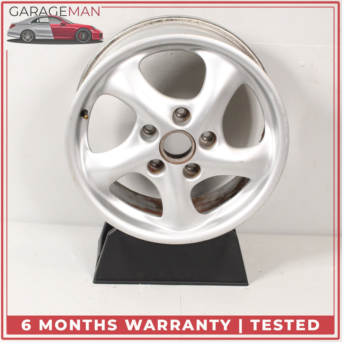 1999-2001 Porsche 911 Carrera 996 Front Side Wheel Rim 7X17 ET55 99636212400 OEM