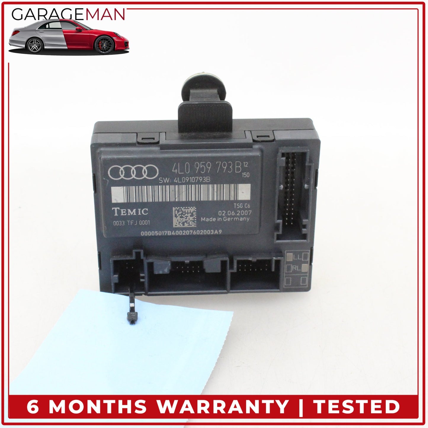 2007-2009 Audi Q7 Front Left Driver Side Door Control Module Unit 4L0959793B OEM