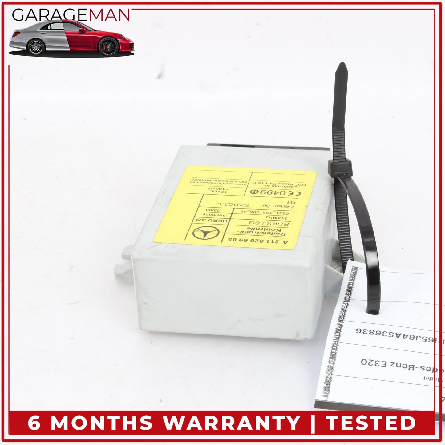 2003-2005 Mercedes W211 E320 TPMS Tire Pressure Control Module 2118206985 OEM