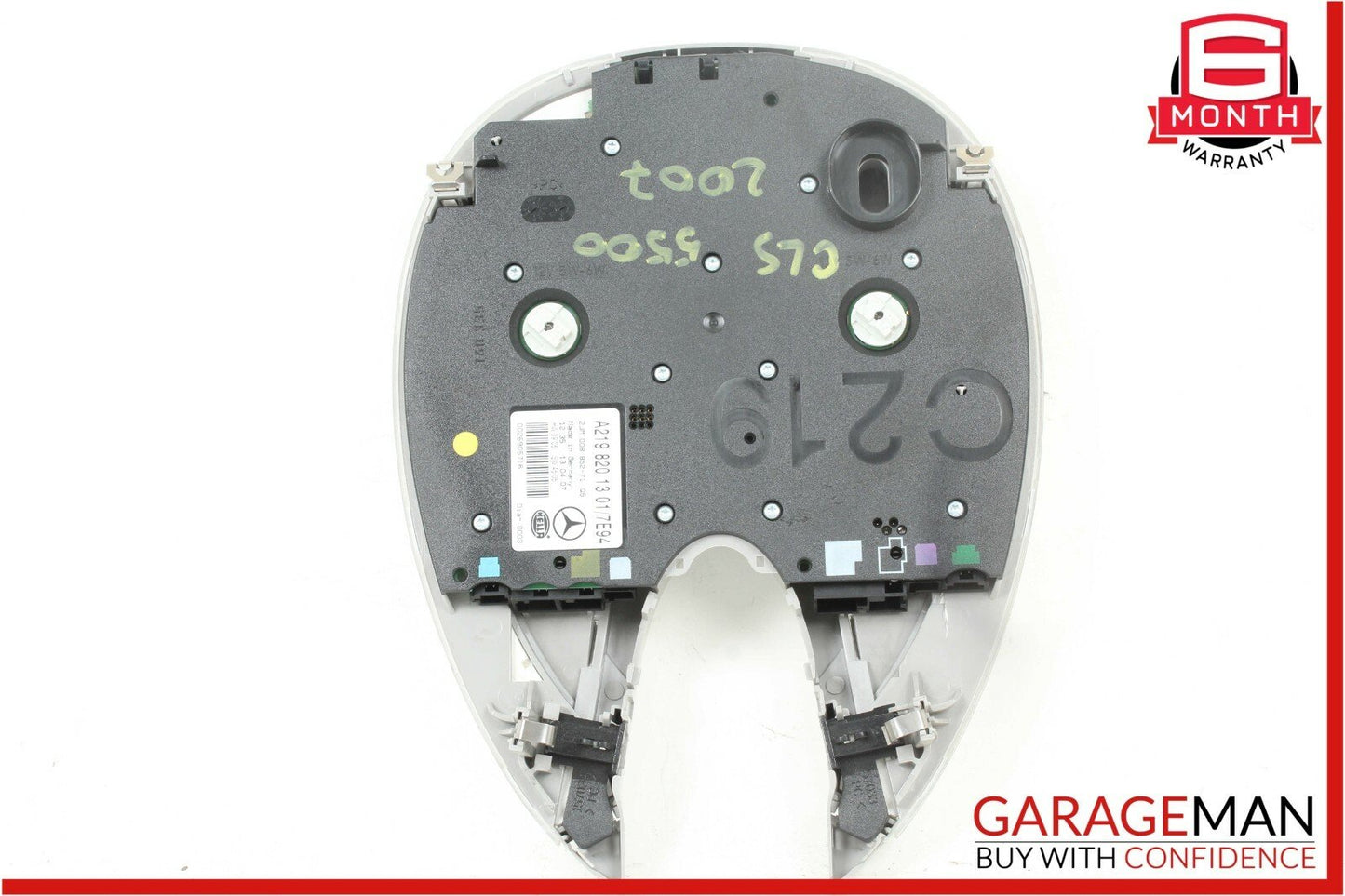 06-11 Mercedes W219 CLS550 Interior Top Upper Dome Light Reading Map Lamp Gray