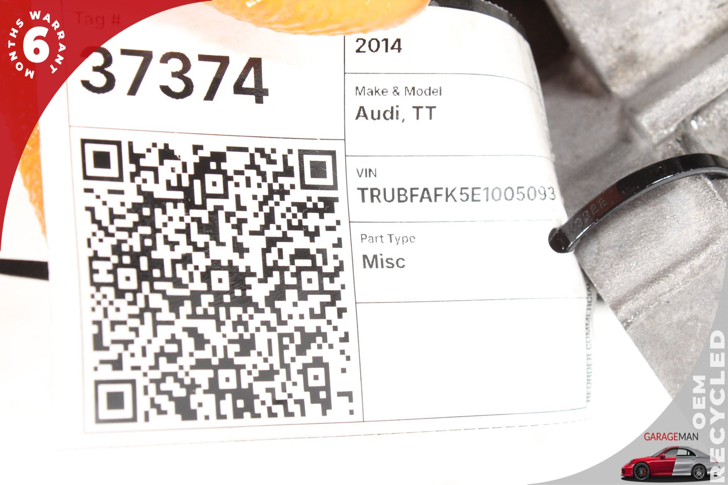 2014-2015 Audi TT TTS Quattro 8J AWD 2.0L 6 Speed Automatic Transmission OEM 91K