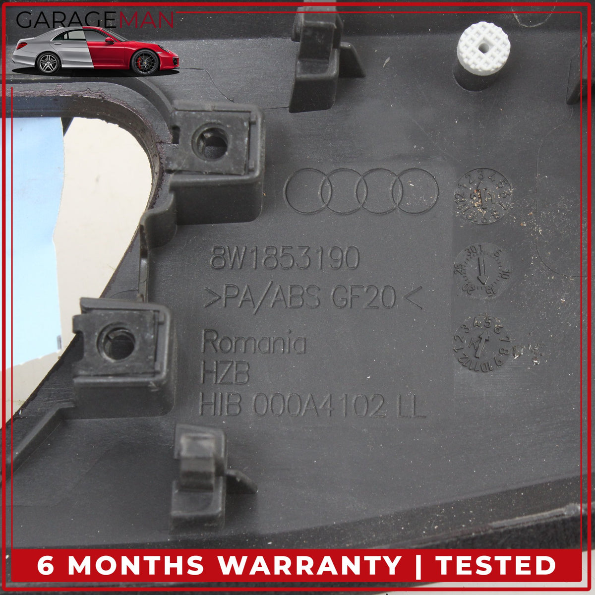 2017-2025 Audi A4 A5 Front Dashboard Dash Board Trim Cover Panel 8W1853190 OEM