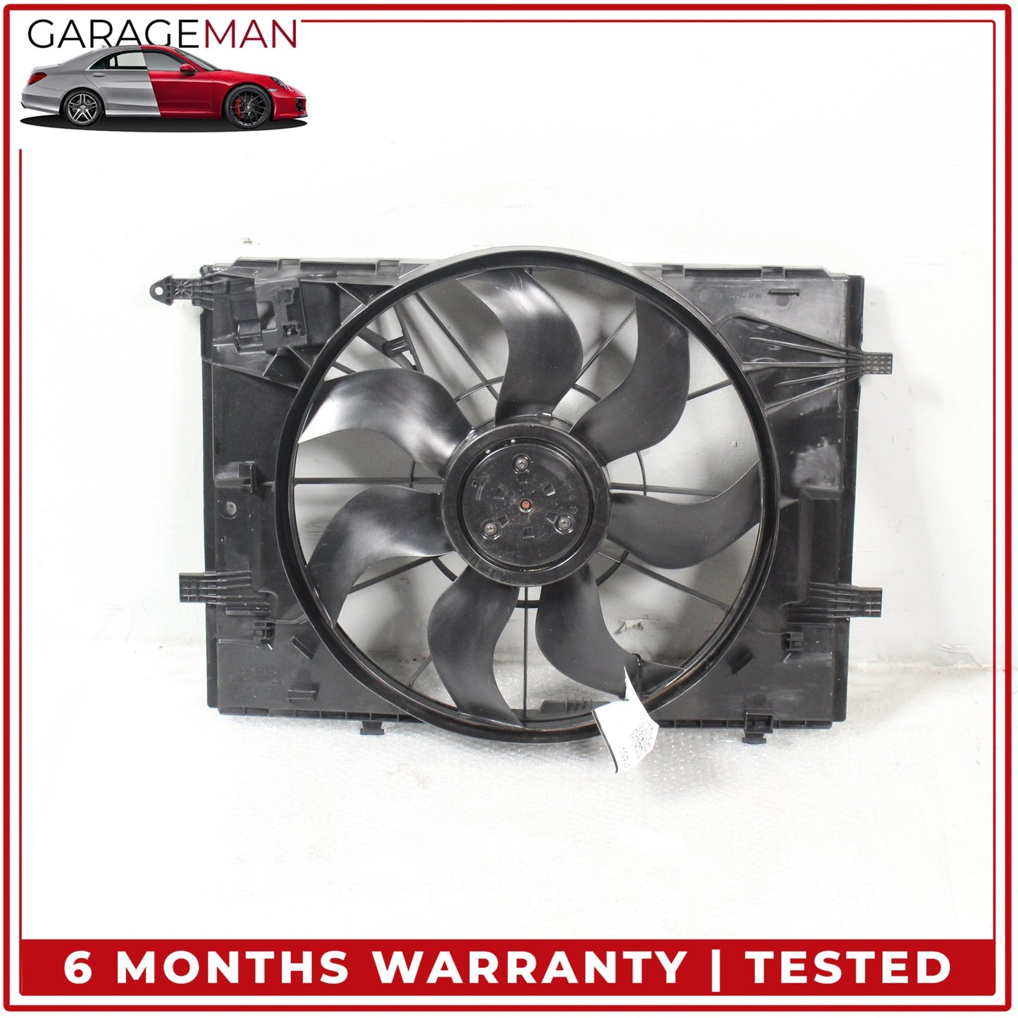 2015-2023 Mercedes W205 C300 Engine Radiator Cooling Fan Motor Assembly OEM