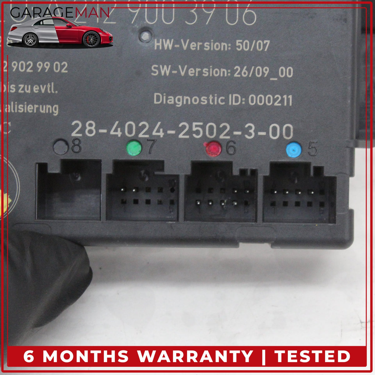 2008-2014 Mercedes W204 C300 Rear Left Side Door Control Module 2129003906 OEM