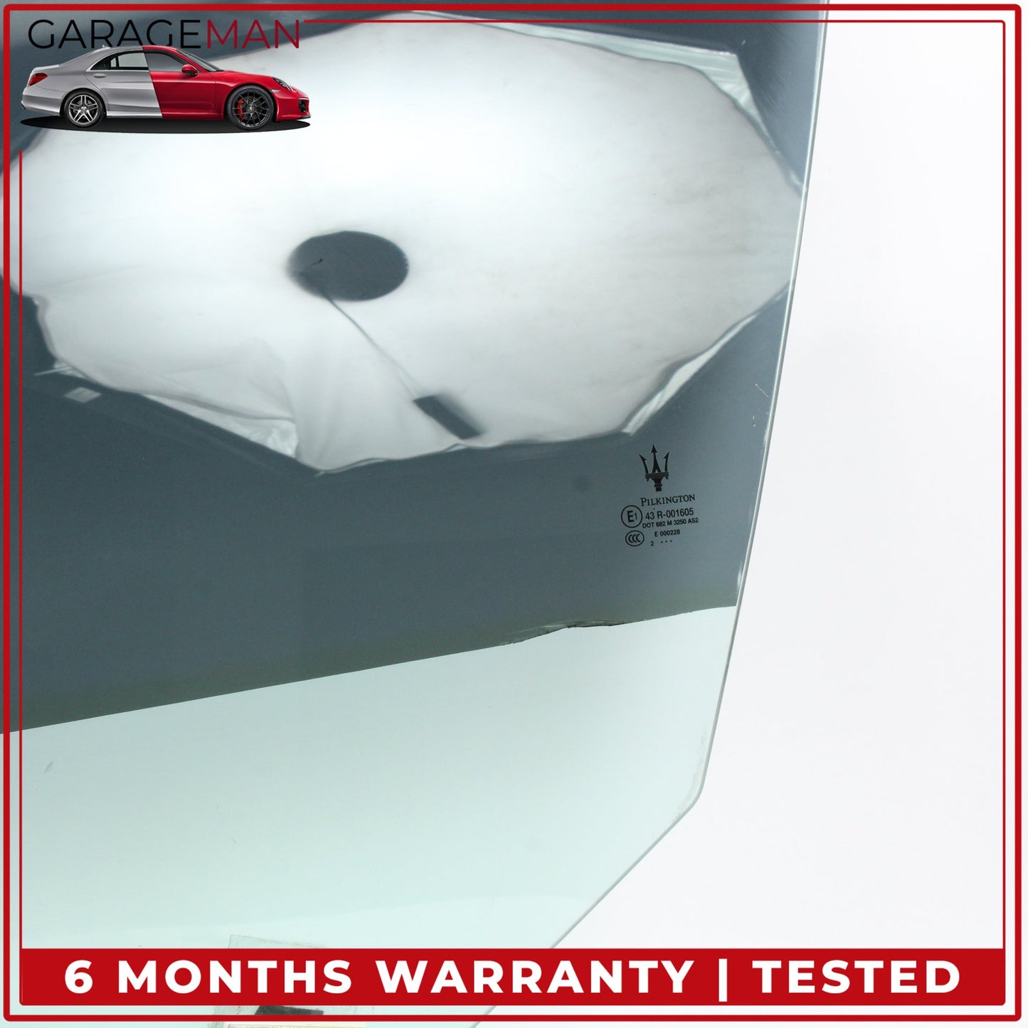 2008-2019 Maserati GranTurismo M145 Front Left Driver Side Door Window Glass OEM
