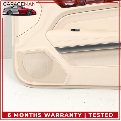 2014-2017 Mercedes C207 E400 Coupe Front Right Side Door Trim Panel Beige OEM