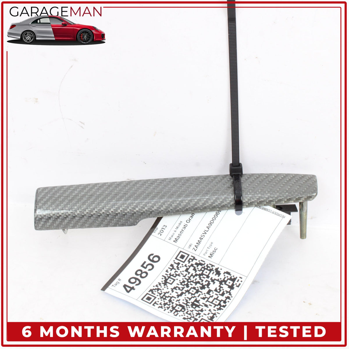 2008-2018 Maserati GranTurismo M145 MC Line Dash Door Panel Trim Carbon Set OEM