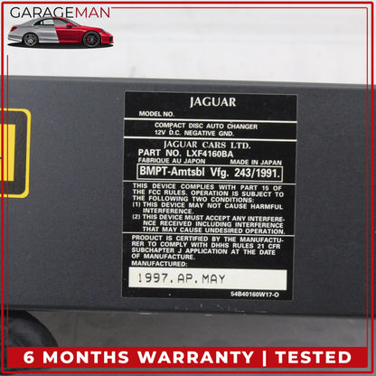 1997-2006 Jaguar XK8 XKR X100 Audio Player 6 Disc CD Changer LXF4160BA OEM