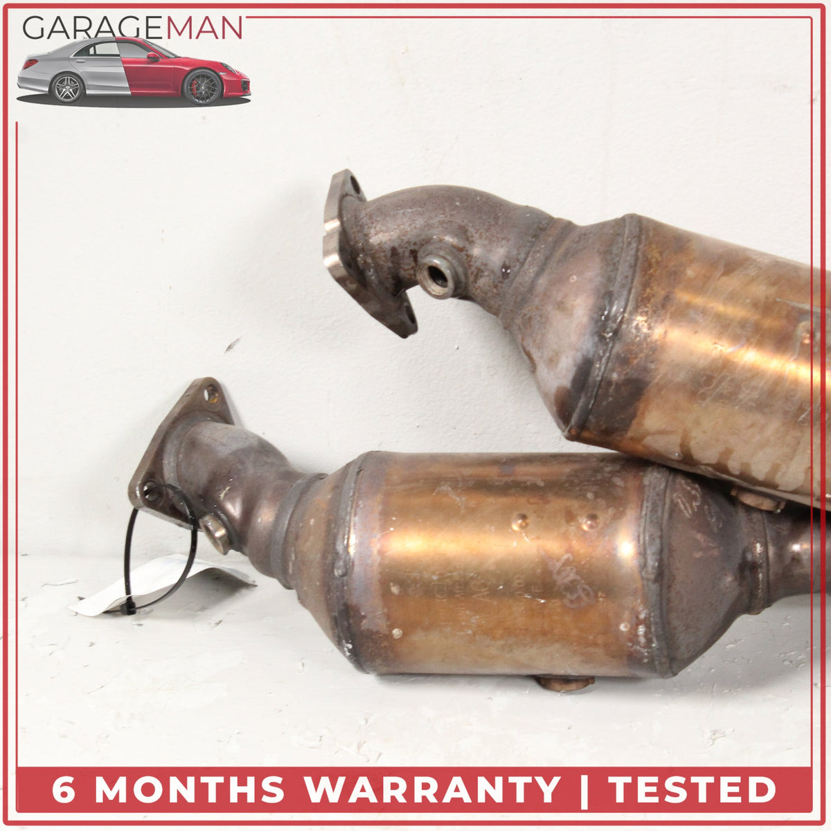2011-2018 Porsche Cayenne 958 3.6L VR6 Left & Right Side Exhaust Downpipe OEM