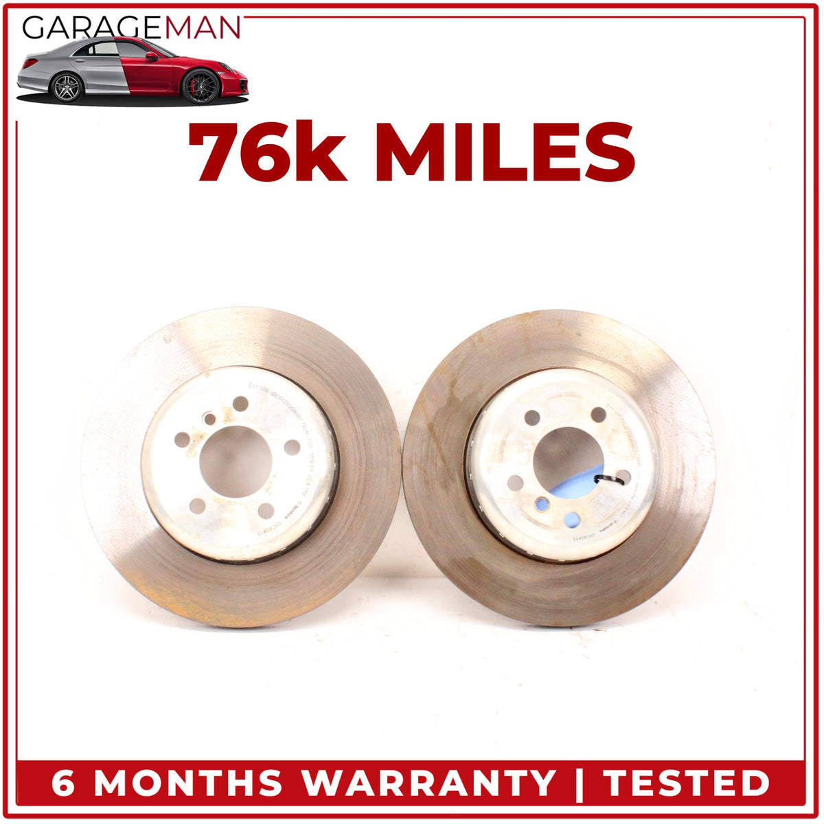 2009-2019 BMW 650i 550i Rear Left and Right Side Brake Rotor Disc Set Brembo OEM