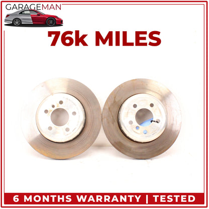2009-2019 BMW 650i 550i Rear Left and Right Side Brake Rotor Disc Set Brembo OEM
