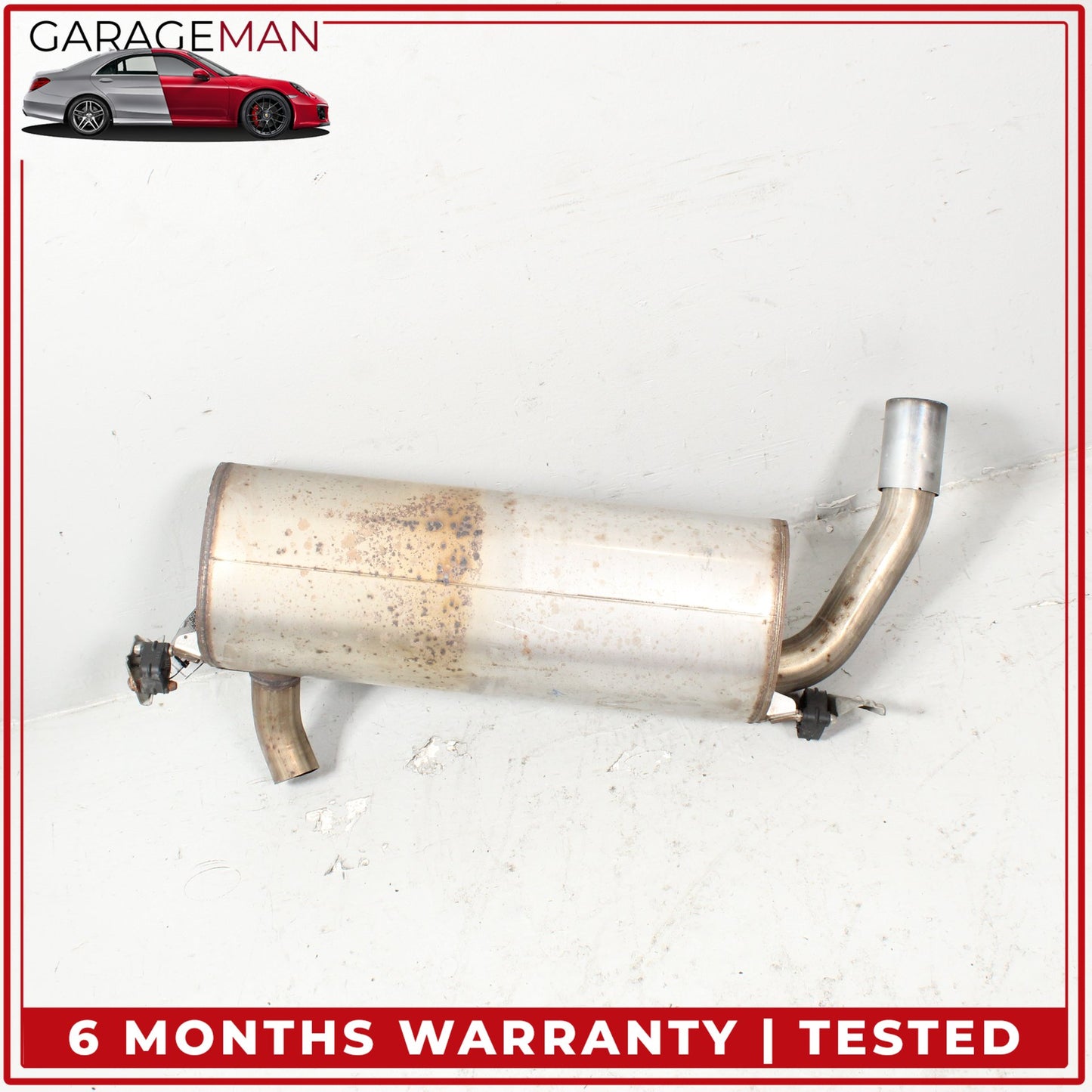 2012-2018 BMW 320i xDrive Rear Exhaust Muffler Silencer 7627073 OEM