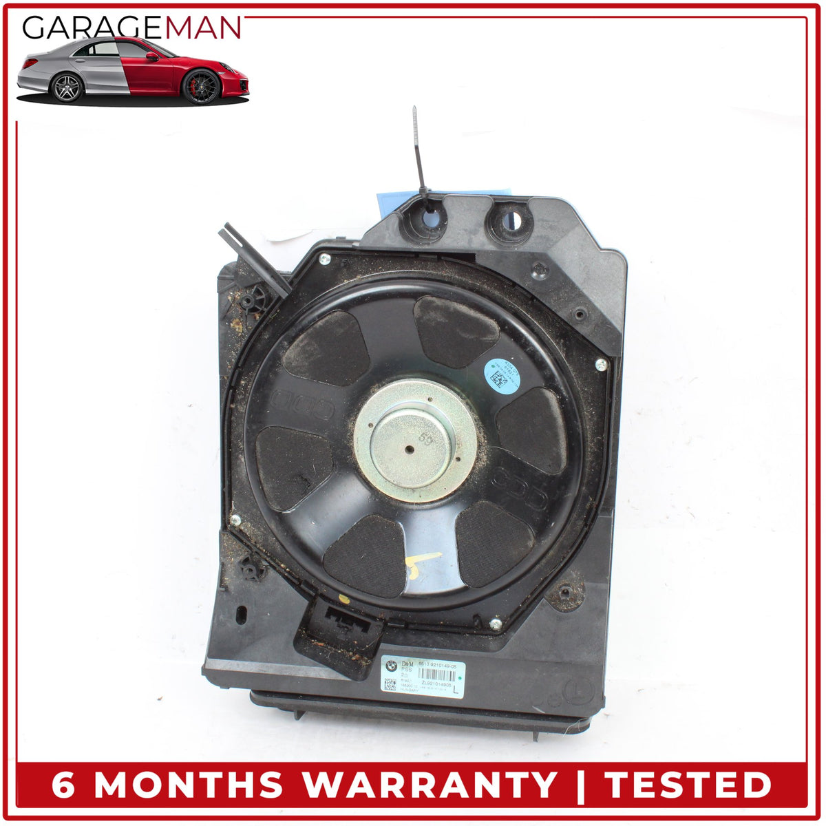 2012-2018 BMW 328i F30 Front Left and Right Side Underseat Subwoofer Speaker OEM