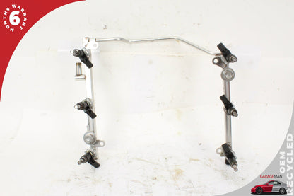 2005-2012 Mercedes W211 E350 SLK300 Fuel Injector Rail w/ Fuel Injectors OEM