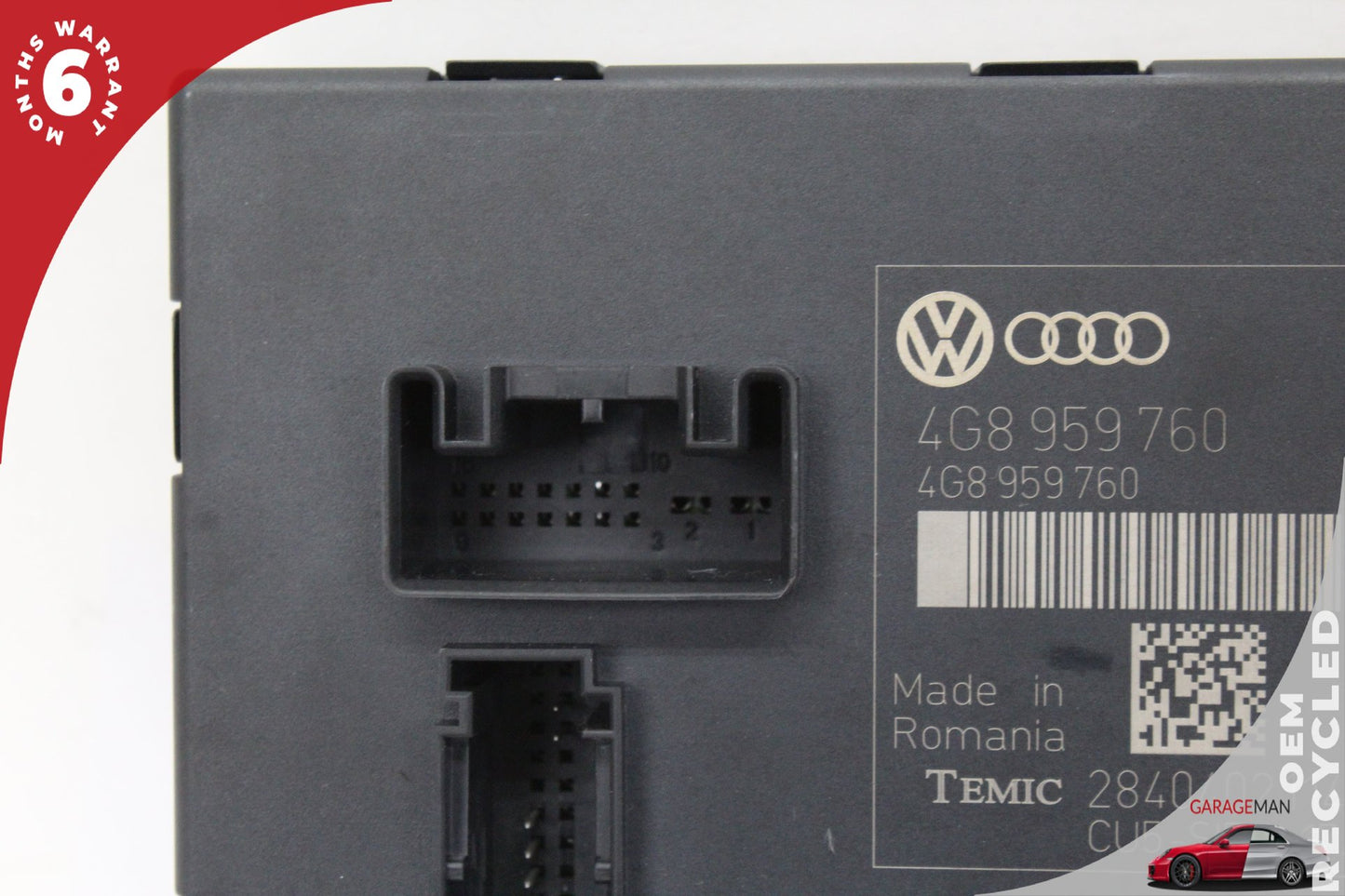 2012-2018 Audi A6 Front Left Driver Side Seat Control Module Unit 4G8959760 OEM