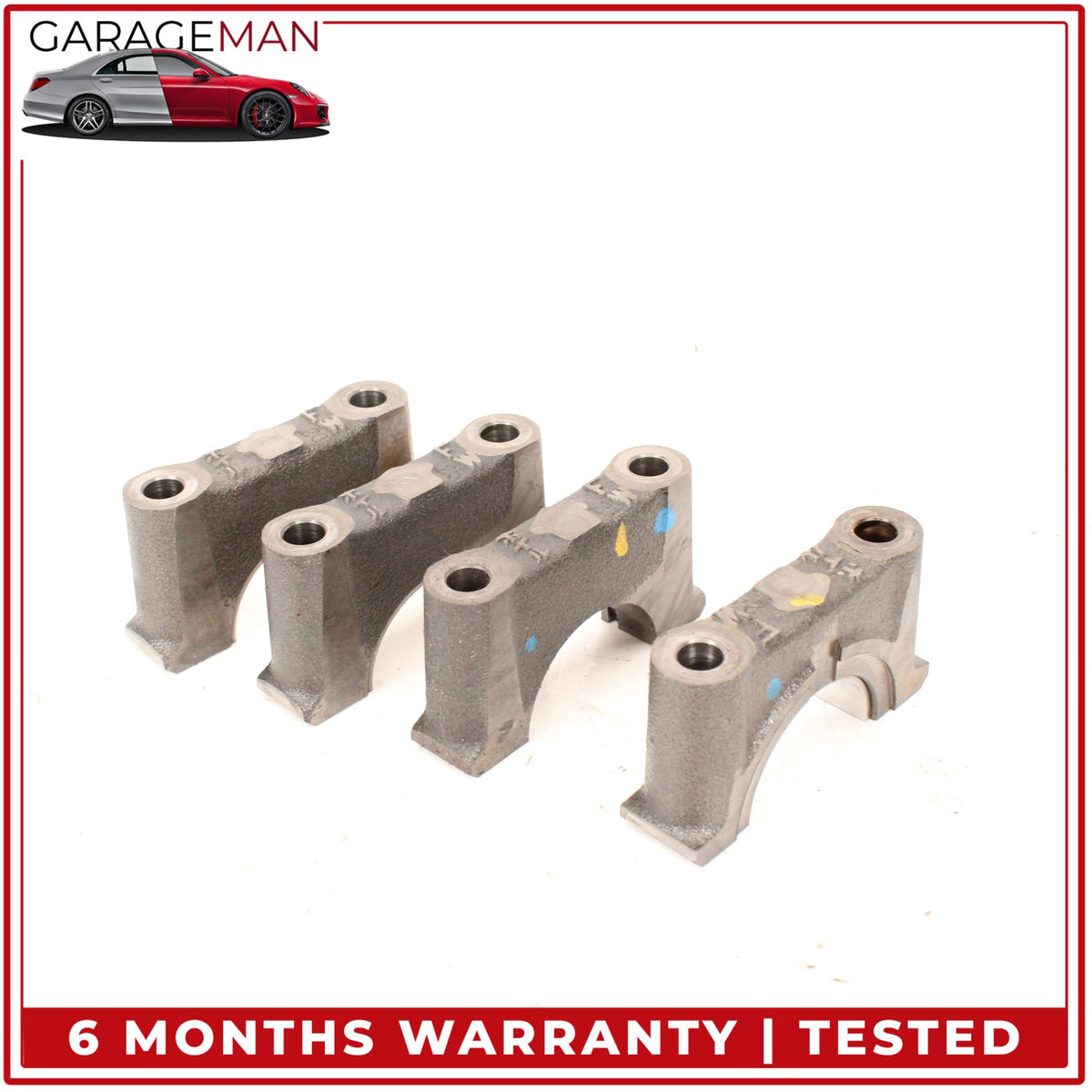 Yanmar 3TNV82A-SYB 3 Cyl Diesel Cylinder Block Bearing Cap Set of 4 AM881997 OEM
