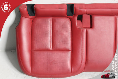 2015-2018 Porsche Macan 95B Front &amp; Rear Complete Leather Seat Assembly Red OEM