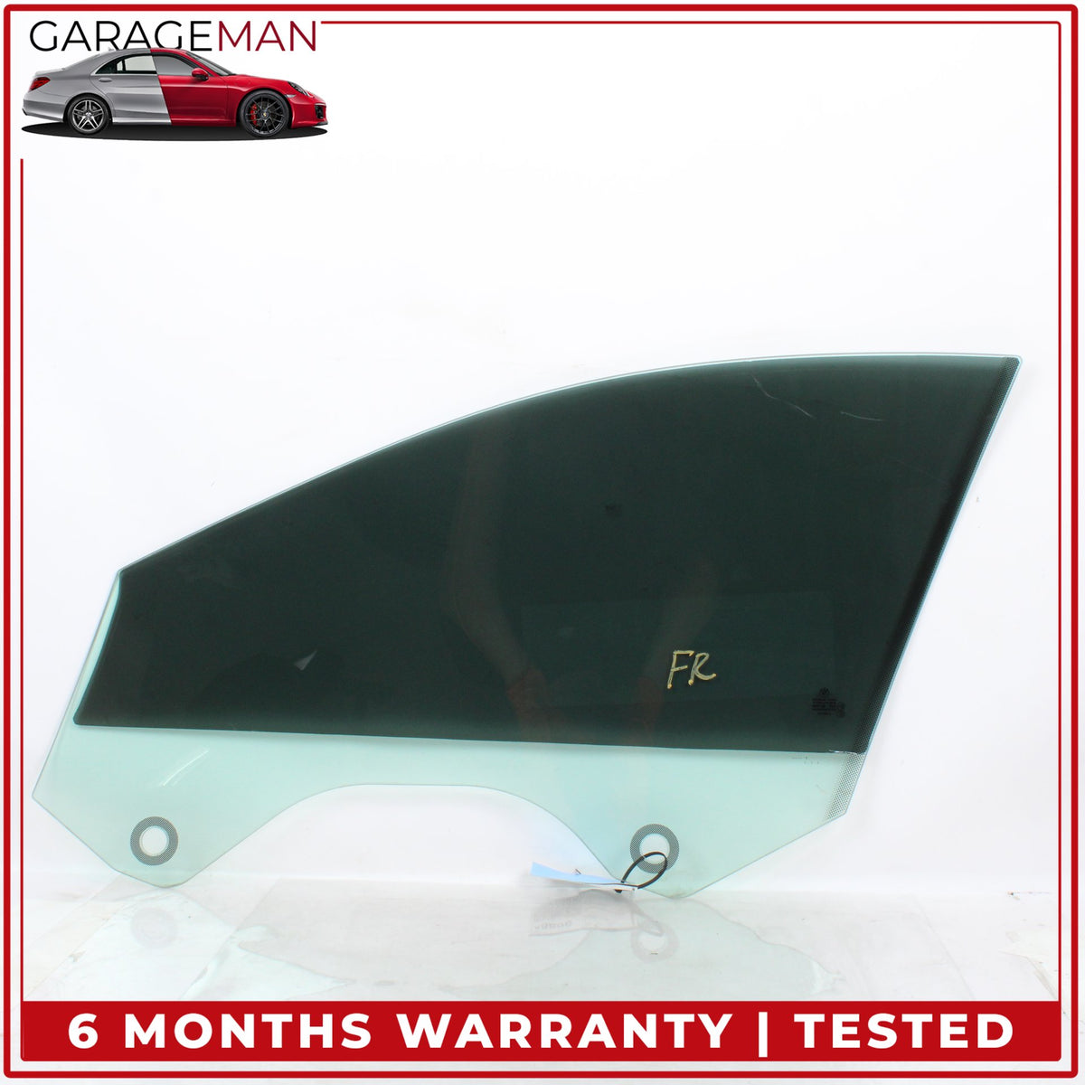 2012-2018 BMW 650i F06 Front Right Door Window Glass 7275396 OEM