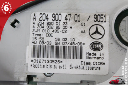 2008-2014 Mercedes W204 C300 Front Overhead Dome Light Lamp 2049004701 OEM