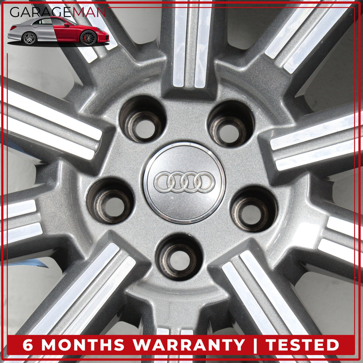 2017-2025 Audi Q7 SQ7 10 Spoke Wheel Rim w/ Tire 9JX20H2 ET33 4M0601025AD OEM