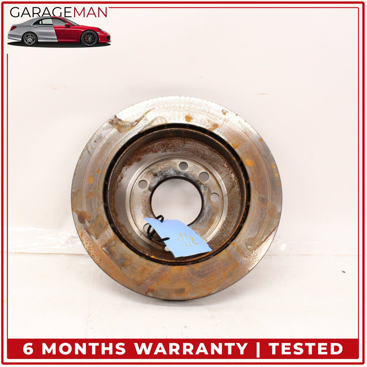 2003-2018 Porsche Cayenne 955 Rear Left and Right Side Brake Rotor Disc Set OEM