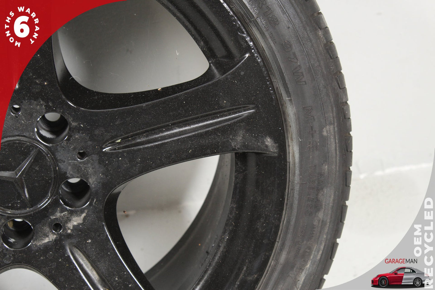 2006-2007 Mercedes W219 CLS500 Front Wheel Rim w/ Tire 8.5JX18H2 ET28 2194010102