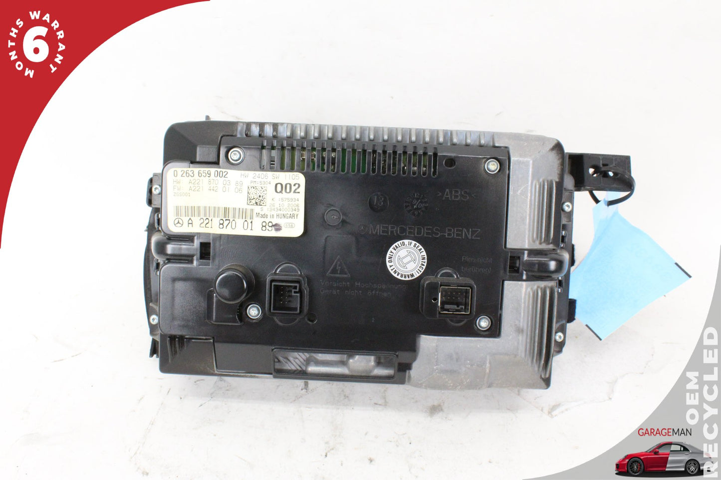 2007-2010 Mercedes W221 S550 Front Center Dash Display Screen Monitor OEM