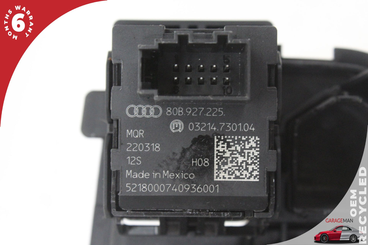 2018-2024 Audi SQ5 Gear Shifter Selector Trim w/ Parking Brake Switch 80B927225