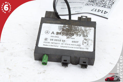 03-11 Mercedes E350 W211 Keyless Go Entry Control Module 2118203985 OEM