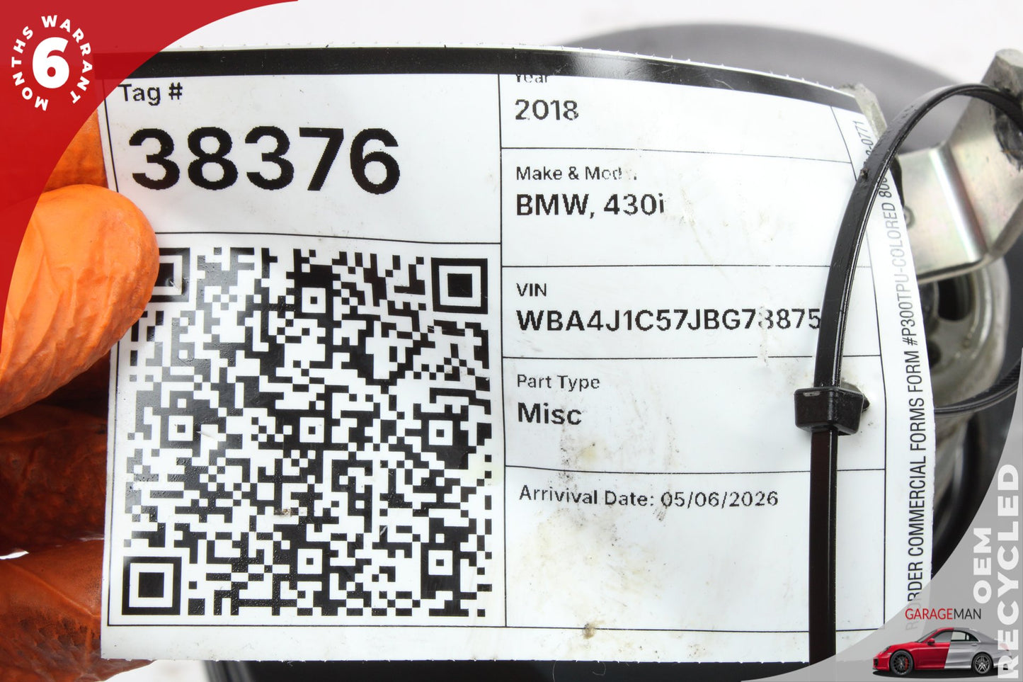 2015-2020 BMW 430i F36 Power Brake Booster Master Cylinder w/ Reservoir 6872135