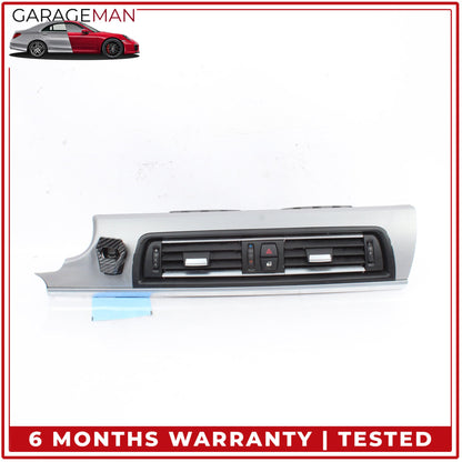 2012-2019 BMW 650i Front Dash Center AC Air Vent Trim w/ Engine Start Button OEM
