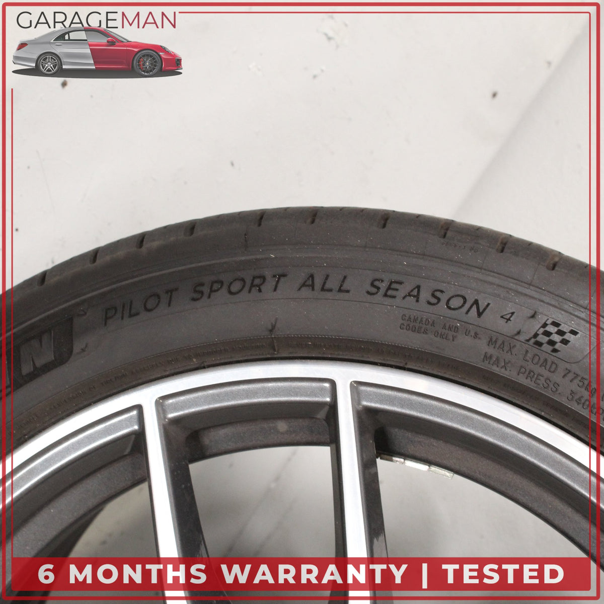 2019-2026 BMW Z4 G29 Styling 770 V-Spoke Rear Wheel Rim w/ Tire 9Jx18 ET28 OEM