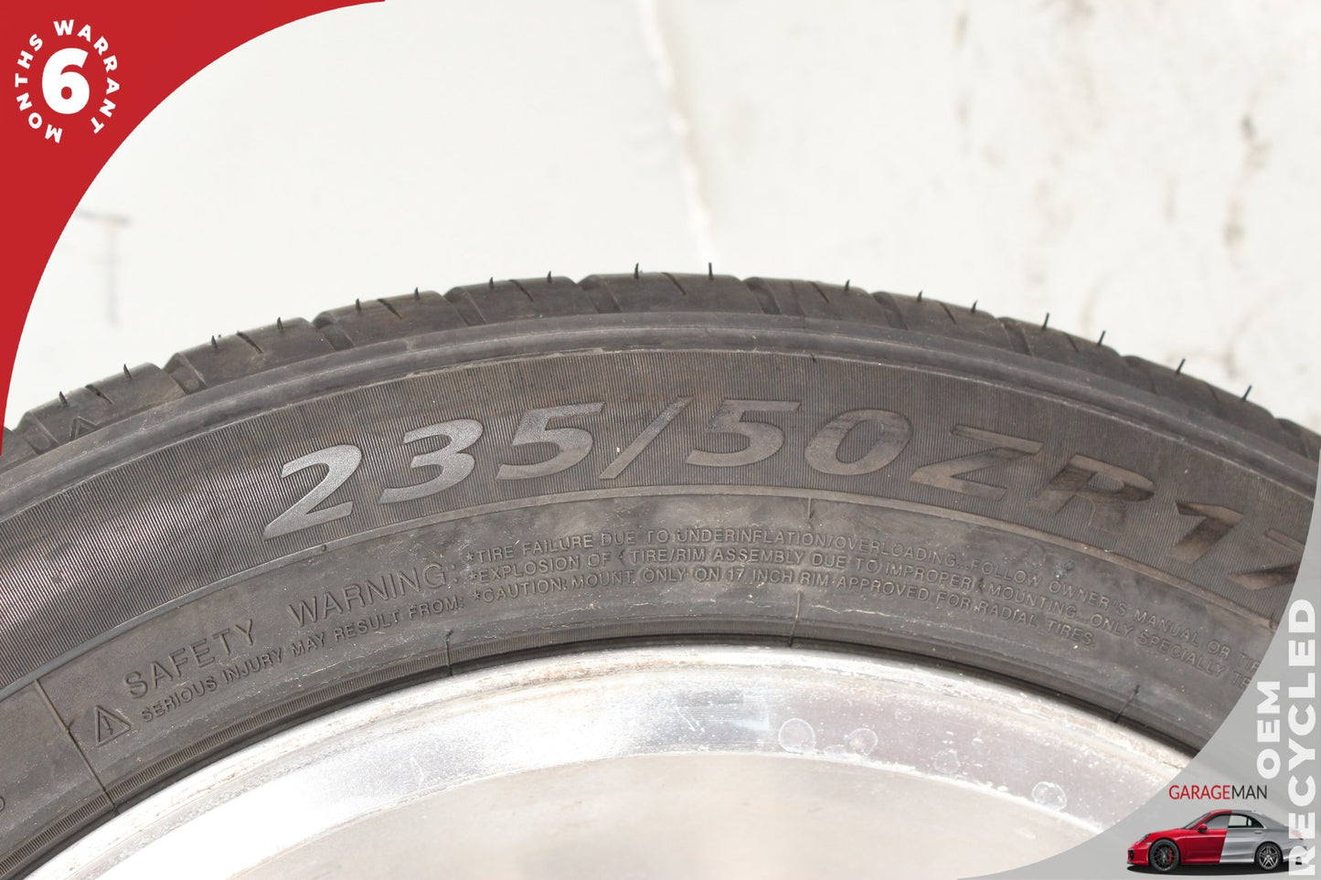 2002-2005 Ford Thunderbird 16 Spoke Wheel Rim w/ Tire 17X7.5JX60 4W631007CC OEM