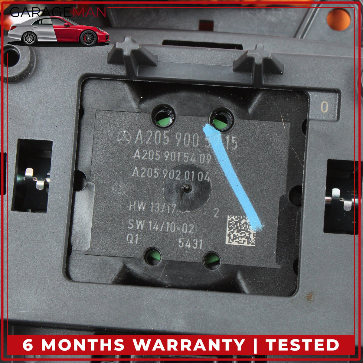 2015-2020 Mercedes W205 C300 Center Console Multi Function Control Switch OEM
