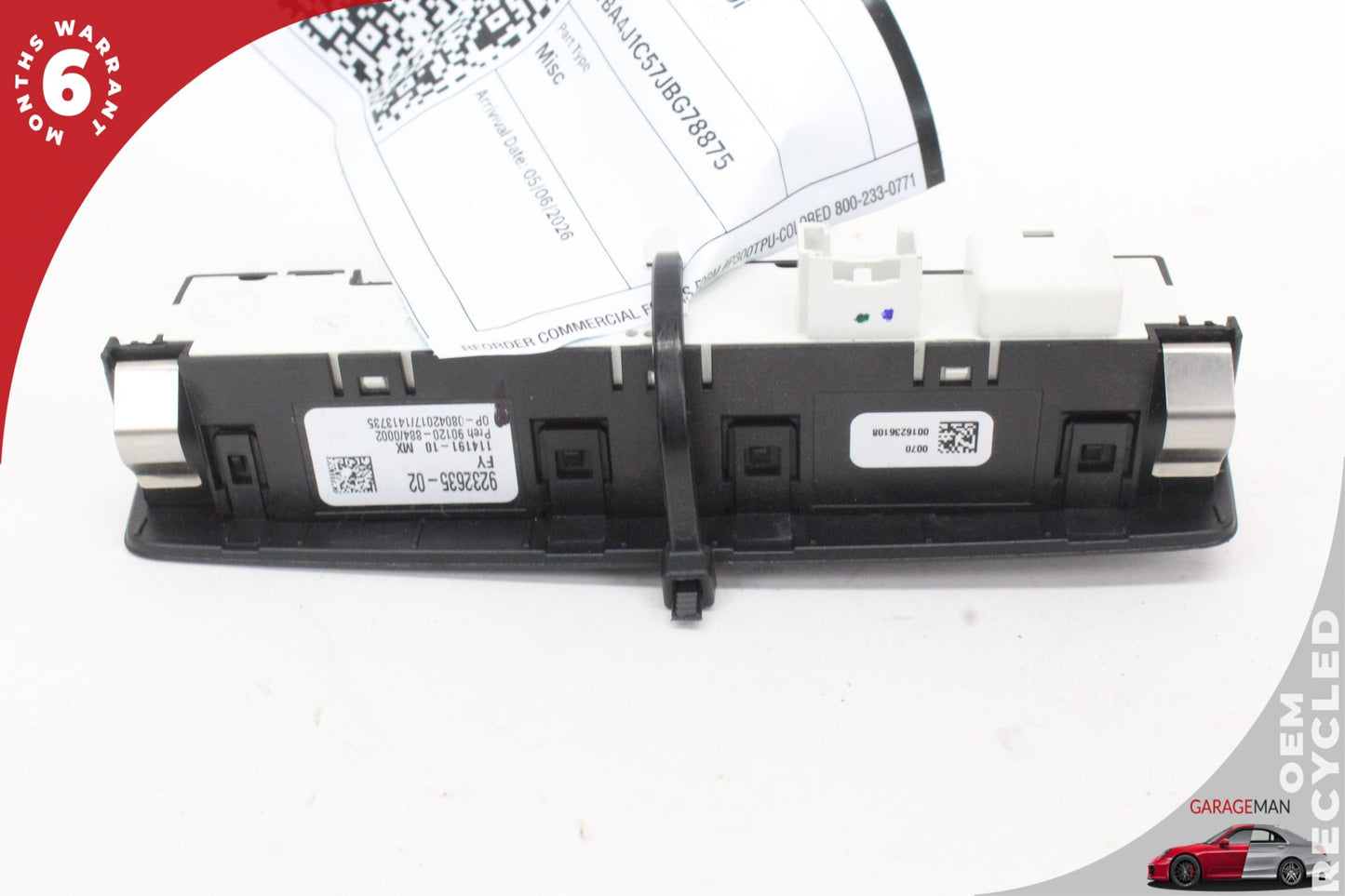 2012-2020 BMW 430i F36 Lane Departure Driver Assist Control Switch 9232635 OEM