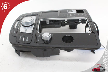 12-18 Audi A6 C7 Sedan Front Center Console MMI Gear Shifter Bezel 4G1919610F
