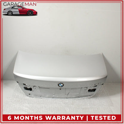 2009-2015 BMW 740i F01 Rear Trunk Boot Lid Panel Assembly Silver Metallic OEM