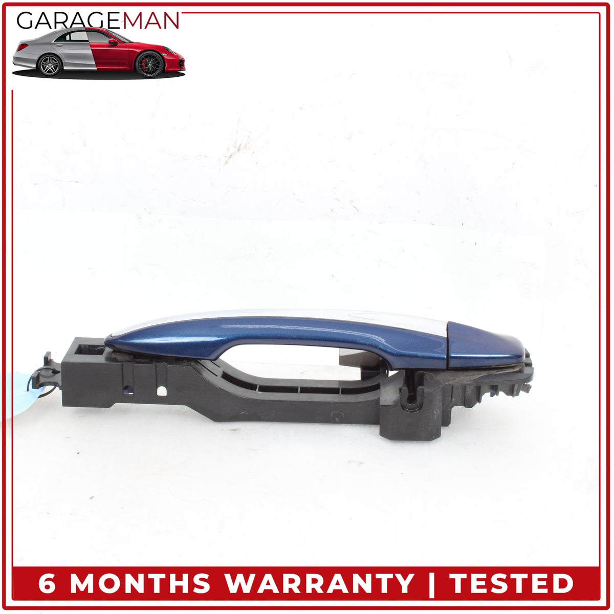 2014-2024 Infiniti Q50 V37 Rear Left Driver Side Exterior Door Handle Blue OEM