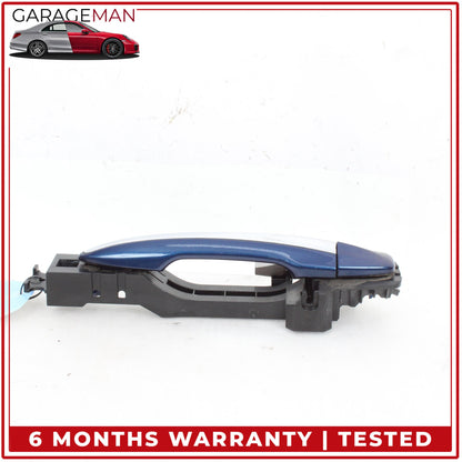 2014-2024 Infiniti Q50 V37 Rear Left Driver Side Exterior Door Handle Blue OEM
